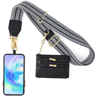 Imagem de PAXMATE Alça de telefone com bolsa com zíper - Alça transversal com clipe e viagem - ideal para viagens e uso diário - Cor 11