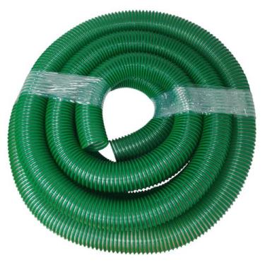 Imagem de Rolo de 10 Metros de Mangueira de Sucção Verde Leve Transparente 3 Pol