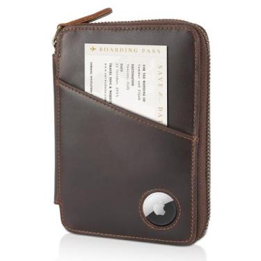 Imagem de Carteira de Passaporte Polare em Couro - Com Bloqueio RFID
