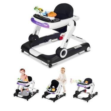 Imagem de Andador Bebê LAUJIA 5 em 1 - Com Música, Luzes e Brinquedos Removíveis