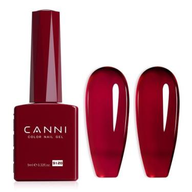 Imagem de Verniz em Gel CANNI - Vermelho Escuro Bourguinhon (10ml)
