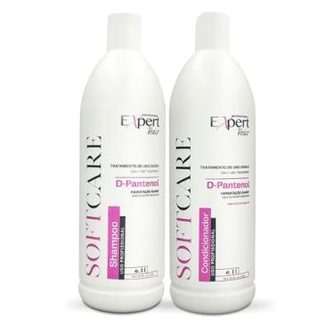 Imagem de Expert Hair Soft Care Biotin Shampoo e Condicionador - Shampoo de Rotina Diária para Saúde do Couro Cabeludo, RESULTADOS COMPROVADOS CLINICAMENTE, Produtos para Homens e Mulheres, Rotina Natural, Seguro para Cabelos Coloridos (2x 1L).