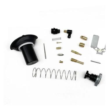 Imagem de 1 conjunto de kit de reparo de carburador de motocicleta Primer Pump Choke Starter Valve Compatível com TRX300 Fourtrax TRX 300