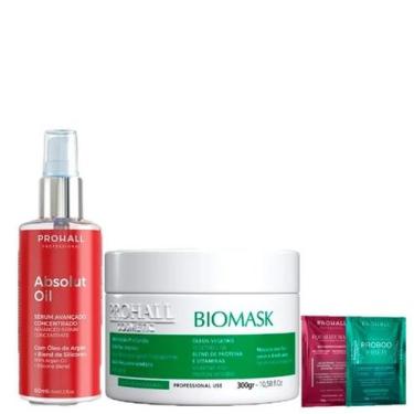 Imagem de Óleo Reparador Absolut Oil e Máscara Biomask 300g Prohall