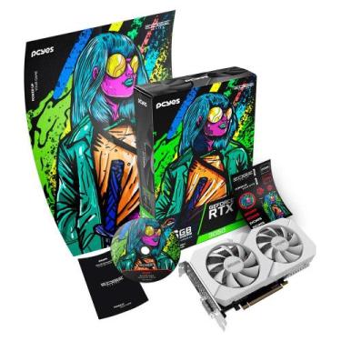 Imagem de Placa De Video Pcyes Geforce Rtx 3050 White 6gb Gddr6 96bits Pvrtx3050