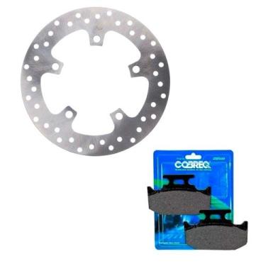 Imagem de Disco De Freio Traseiro +pastilha Cobreq Yamaha Fazer 250