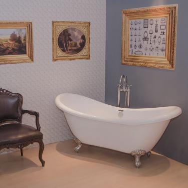 Imagem de Banheira de Imersão Astra Londres 1,74m x 72cm x 78cm - sem aquecedor Branco