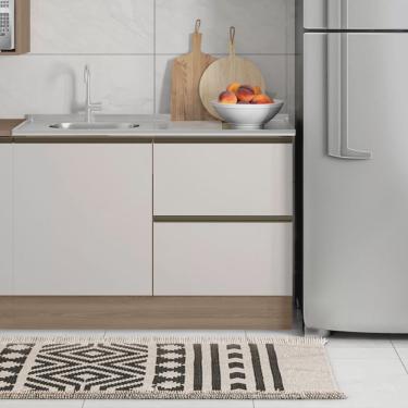 Imagem de Balcão 1 Porta 3 Gavetas 120cm Flex sem Tampo para Pia Etna