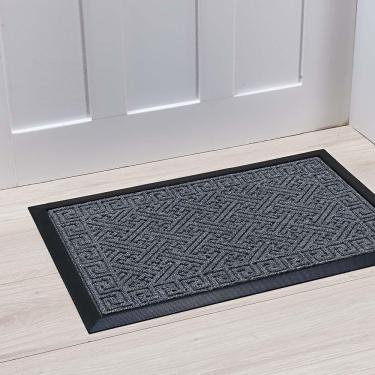 Imagem de Capacho Antiderrapante Porta Lima 01 Cinza 0,40X0,60M