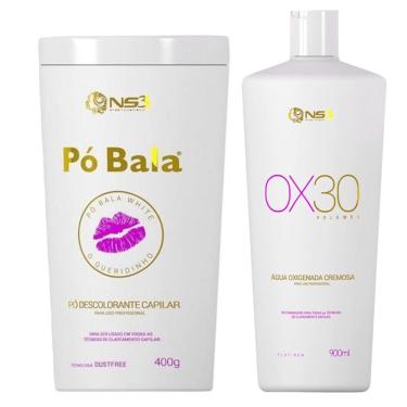 Imagem de NS3 brasil Pó Bala Descolorante + Ox 30 Vol