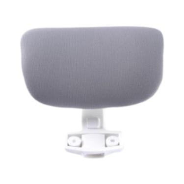 Imagem de SiaBiced Cadeira de cadeira de escritório apoio do pescoço do colégio Cadeira Executiva Acessório Altura Ergonômica Ajustável, Branco Cinza