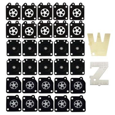 Imagem de ANTO 95-526 - A015006 - A015019 Conjunto de diafragma de medição para carburador WA WT WY WZ Series ZAMA C1M C1U C1 C1S com ferramentas de ajuste de alavanca de medição ZT-1 500-13