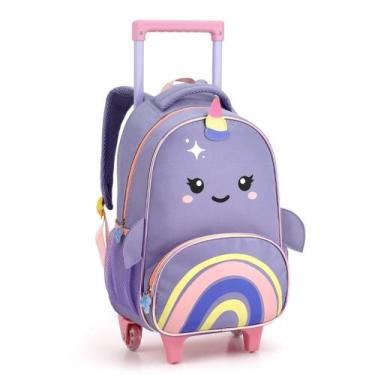 Imagem de Mochila de Rodinha Escolar Zoop Animais - Seanite