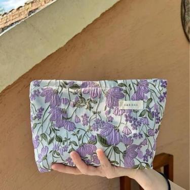 Imagem de Bolsa de Maquiagem de Lona com Estampa de Taro - Para Meninas e Estuda