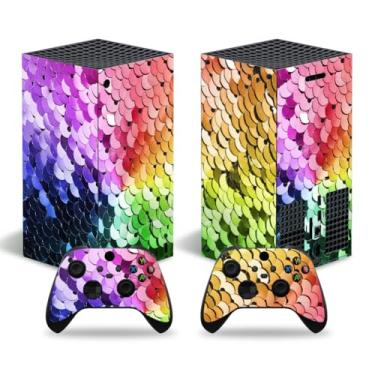 Imagem de Xbox Series X Digital Stickers Full Body Vinyl Skin Decal Protective Cover for Microsoft Xbox Series X Digital Console and Controllers (Series X Digital Colorful)