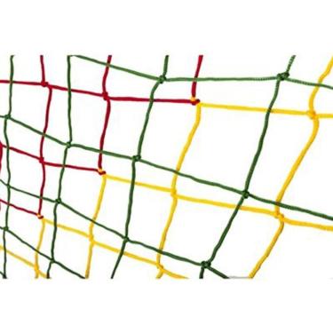 Imagem de Rede De Proteção Lateral Colorida Chicoplay Para Cama Elástica De 4,27 M