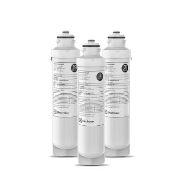 Imagem de Kit 3 Filtros Para Purificador De Água Pa21G / Pa26G / Pa31G Electrolux