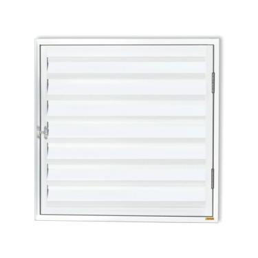 Imagem de Abrigo D'água/gásplus 1 Folha Com Ventilação 80x80cm Brimak Branco