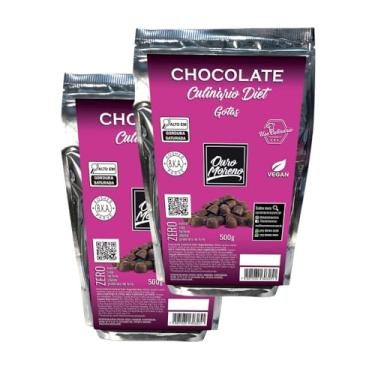 Imagem de Chocolate Zero Açúcar Zero Lactose em Gotass Ouro Moreno - 2x 500g