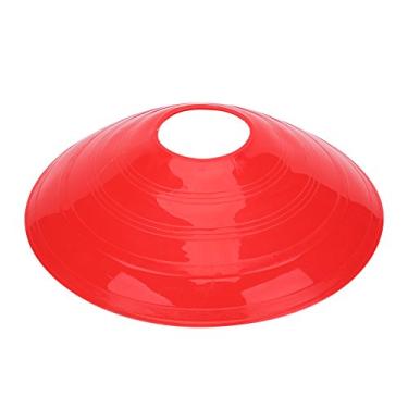 Imagem de Mini Discos de Cone de Campo Marcador Ferramentas de Treinamento de Futebol Ferramentas de Agilidade Grid Bright Color Portátil Portátil (Vermelho)