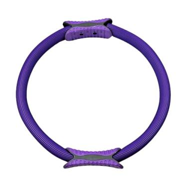 Imagem de simhoa Anel de Pilates Fitness, Dispositivo de Treinamento Core, Exercitador, Equipamento de Flexibilidade Antiderrapante, Círculo de Exercícios para, Roxo