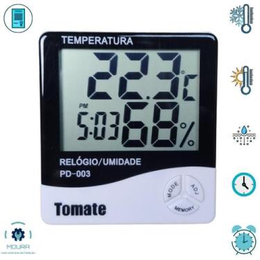 Imagem de Termo-Higrômetro Digital + Certificado Calibração Rastreável - Tomate
