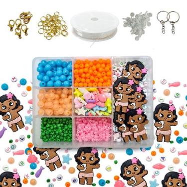 Imagem de Kit Miçanga Para Pulseira Infantil colar Brinde micanga - ADB