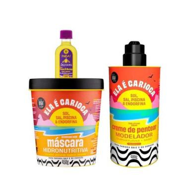 Imagem de Kit Lola Ela é Carioca Masc 450ml + Cpp 3ABC 480ml + Pinga! Óleo Pataú
