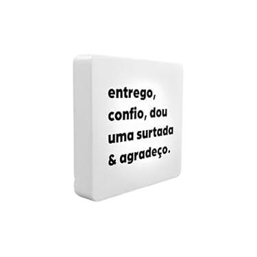 Imagem de Luminária Slim Box Entrego e Agradeço Luz Indireta Presente USB