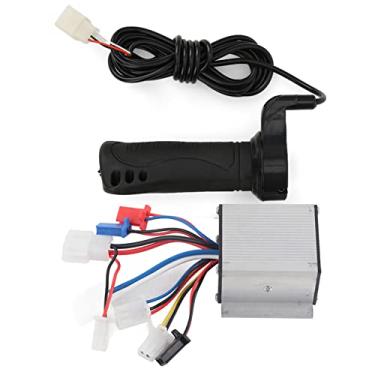 Imagem de 24V 250W Electric Bike Controller Handlebar Set High Performance Brushless Motor Controller com polegar Aperto do acelerador para E Bike Scooter Alumínio Plástico Construção