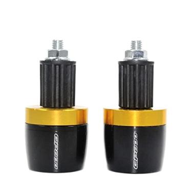 Imagem de Extremidades das manoplas do guidão da motocicleta, tampas das extremidades dos manípulos, acessórios deslizantes de peso para GILERA GP800 GP 800