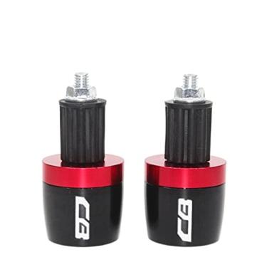 Imagem de Extremidades de manoplas de guidão de motocicleta, tampas de extremidade de manoplas, acessórios deslizantes de peso para HORNET CB599 CB600F CB600 CBF1000 CB1100 CB400 CB919 CBF1000 CB125F CB500 CB19