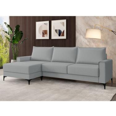 Imagem de Sofá 3 Lugares Lado Esquerdo Coleção Premium Cinza