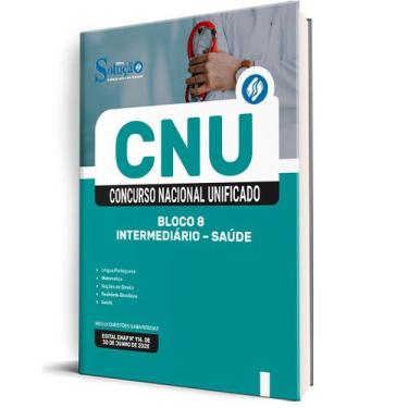 Imagem de Apostila CNU Bloco 8 Intermediário Saúde - Ed Solução - EDITORA SOLUÇÃ