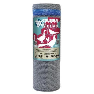 Imagem de Tela Pinteiro 1 22x1,00x50m Coleira Branca Morlan