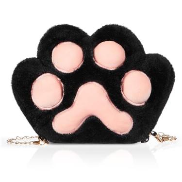 Imagem de Saintrygo Bolsa de galinha de galinha, bolsa de ombro fofa, presente de animal engraçado para o Natal para mulheres, Preto