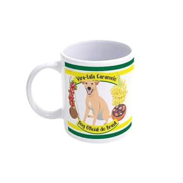 Imagem de Caneca de Porcelana - Vira-lata Caramelo