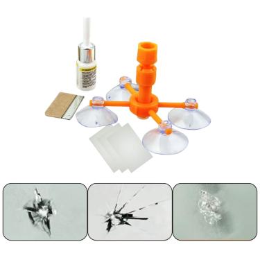 Imagem de Kit Conserto Para-brisa Laminado Vidro Carro Resina American