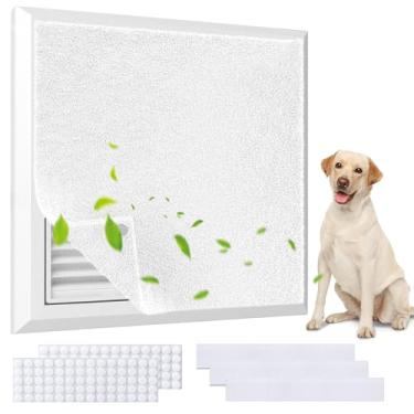 Imagem de MAXTBEE Filtro de ventilação de 50 x 250 cm, material de filtro de ar cortado no tamanho (mais de 60 filtros), filtros eletrostáticos de ventilação tripla para piso, teto, HVAC e saídas de trailer