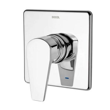 Imagem de Acabamento Monocomando para Chuveiro Parede Lift Bitola 3/4" Alta/Baixa Pressão Cromado Docol