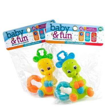 Imagem de Chocalho de Girafa Baby AND FUN diversos - Tudo em Caixa