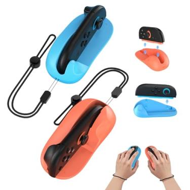 Imagem de JDDWIN Gaming Controller Mouse for Joycon 2 Grip, Magnetic Mouse Game Stand Holder with Hand Strap Compatible with Nintendo Switch 2 (2025), Mini Portable Mice for Drag x Drive Game Accessories (Blue