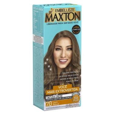 Imagem de Tinta de Cabelo Maxton 7.0 Louro Natural
