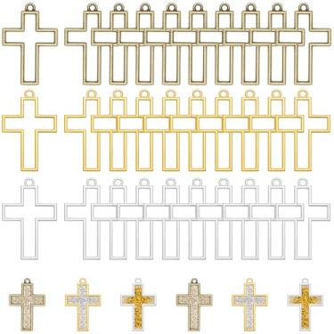 Imagem de Gartful 30 biséis abertos para fabricação de joias de resina, kit de fabricação de brincos com 100 anéis de salto, pingentes de moldura geométrica para pingentes, brincos, colares, artesanato DIY