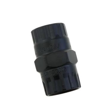 Imagem de DGZZI Luva de aço carbono preto 24 x 40 mm chave de remoção de roda livre para bicicleta acessórios de manutenção de bicicleta