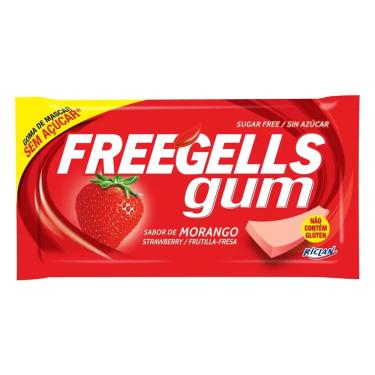 Imagem de Chiclete Freegells Morango 8g - Riclan