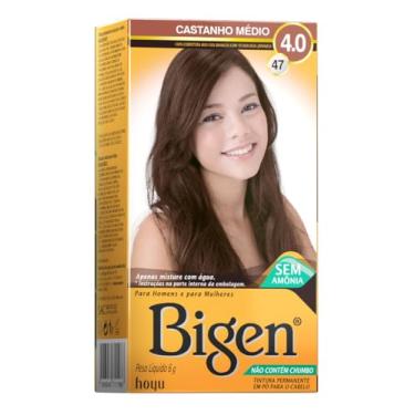 Imagem de Bigen Tintura Permanente 4.7 Castanho Médio Unit