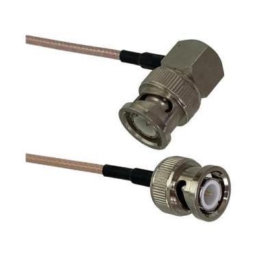 Imagem de Conector De Crimpagem Macho-fêmea BNC, Cabo Coaxial RF Pigtail RG58 RG