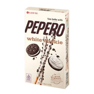 Imagem de Palito de Chocolate Branco com Cookies Pepero 32g - Lotte