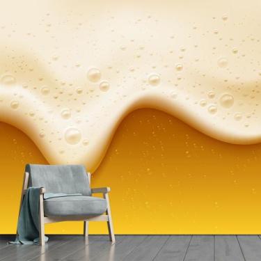 Imagem de Papel de Parede Cerveja Bebida Cervejeiro Bar Sala Painel - 313pcp - A